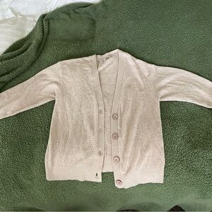 Women's Cream Barefoot Dreams Cardigan Sweater